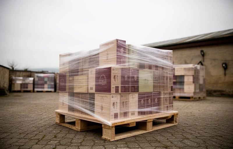 Pallet con merce alimentare