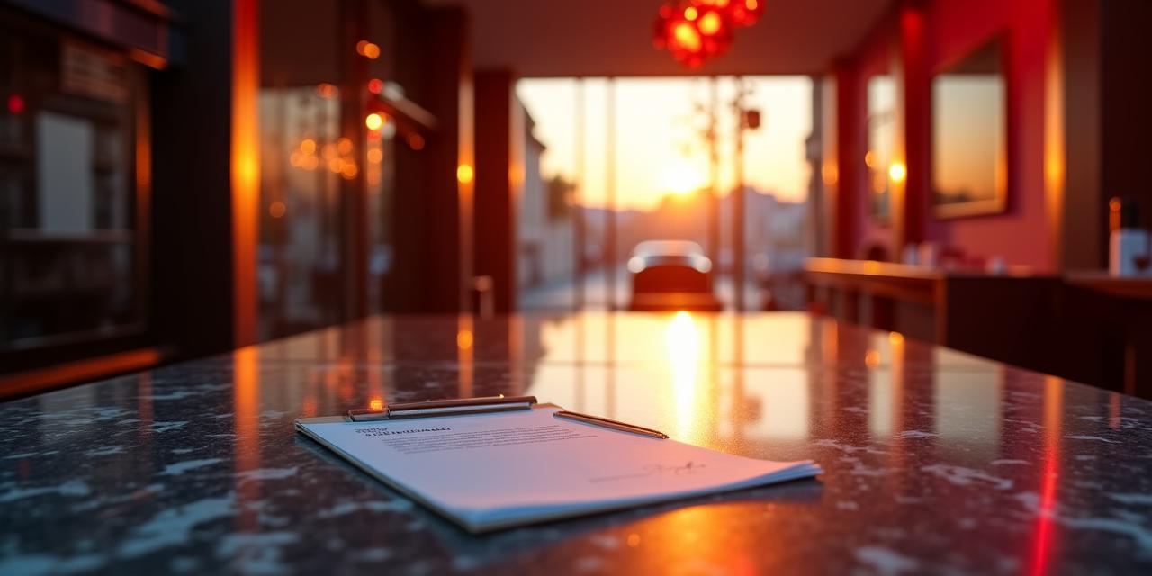 Concetto di trasparenza e accordi legali nel retail design